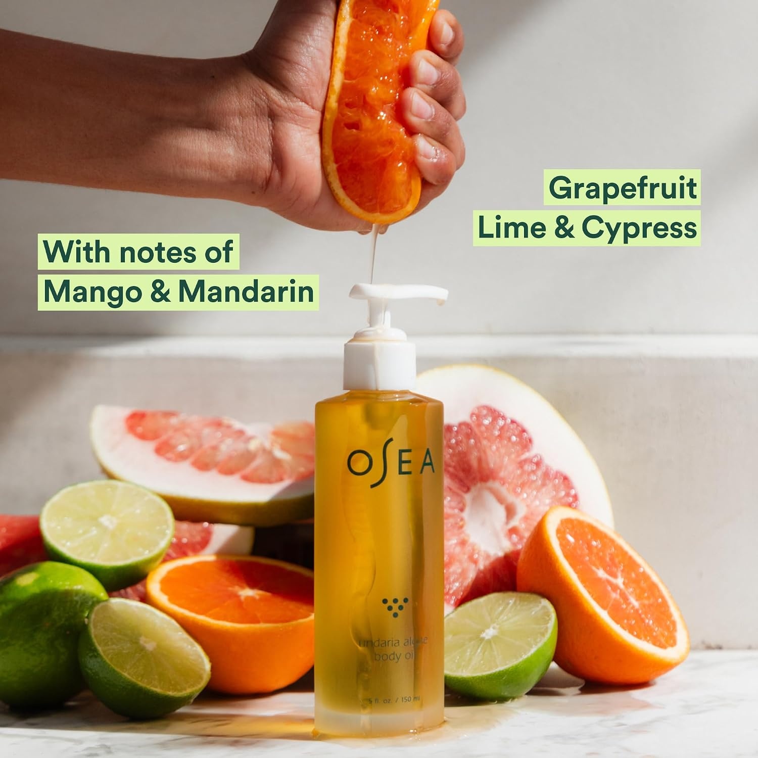 image:imageOSEA Body Glow Duo Undaria Algae Body Oil amp Salts of Earth Body Scrub