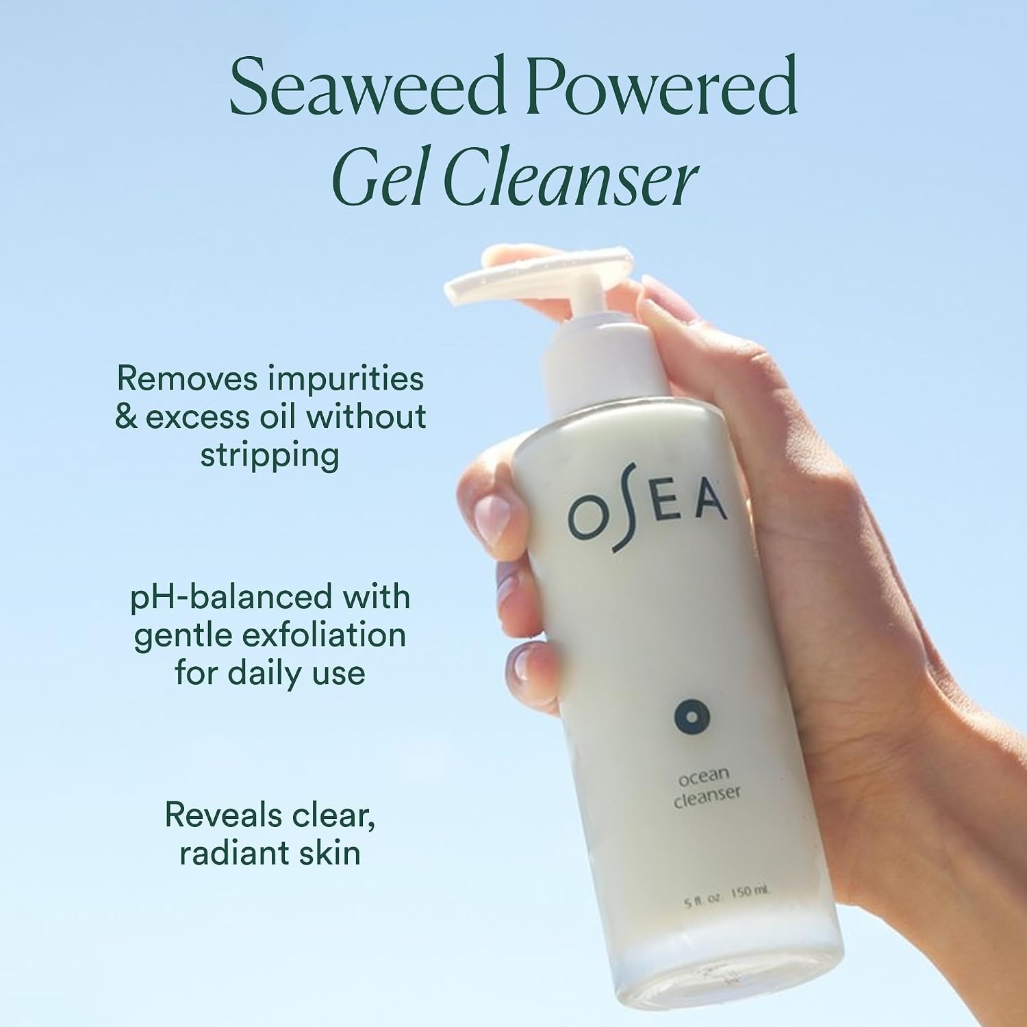 image:imageOSEA Cleanse amp Hydrate Duo Ocean Cleanser Face Cleansing Gel amp Hyaluronic Acid Sea Serum