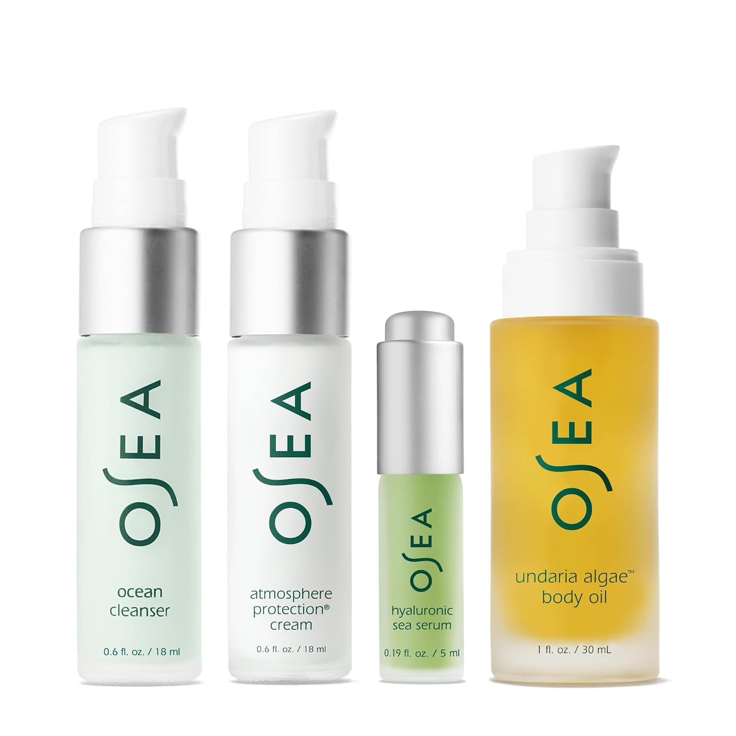 image:imageOSEA Face Body Bestsellers 4Piece Skin Care Travelfriendly Set Face Cleanser Face Cream Hyaluronic Serum Body Oil Cleanse Hydrate amp Glow Deep Moisturization GiftReady Routine