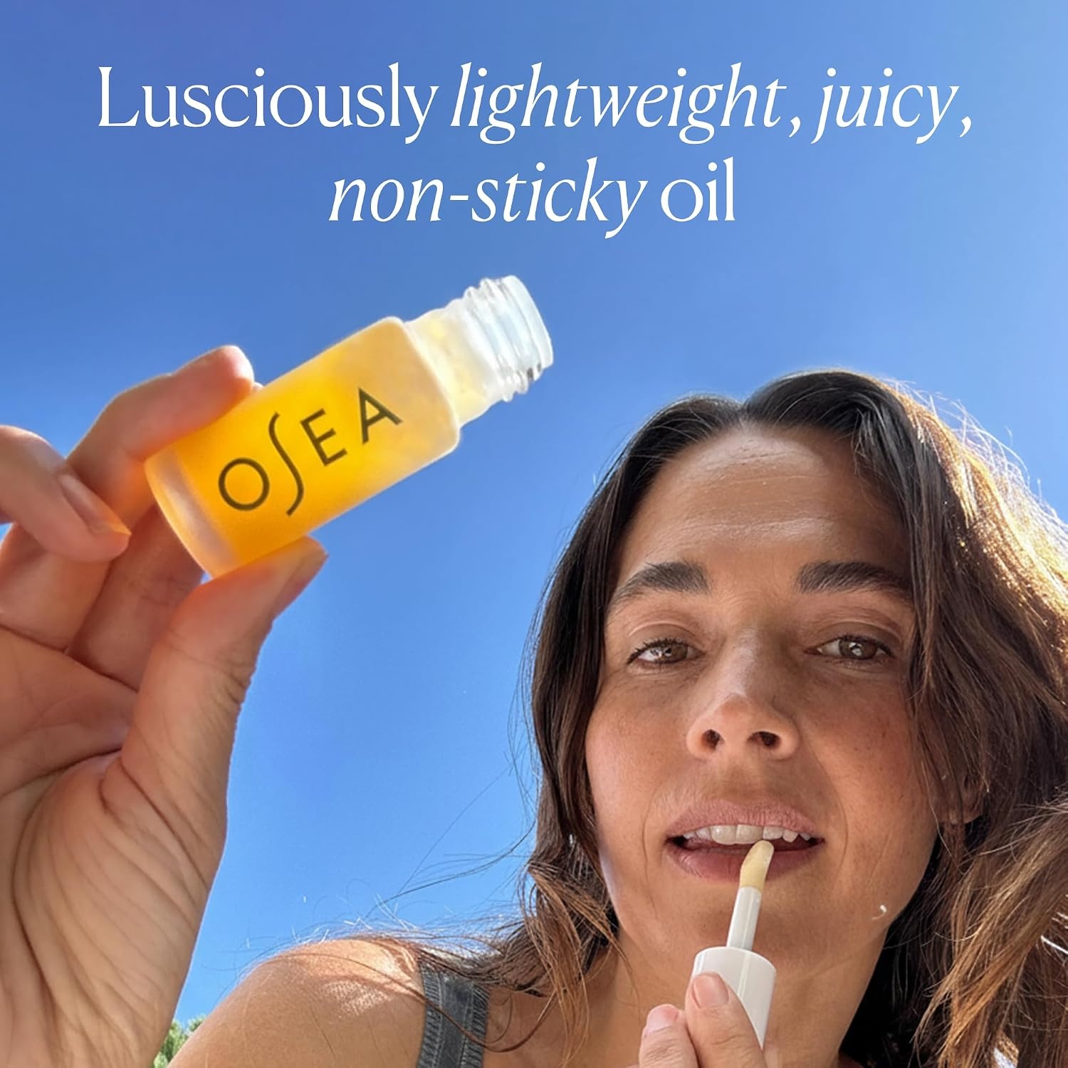 image:imageOSEA Hyaluronic Lip Oil Booster HighShine NonSticky Glossy Instant Plumping Hydration Soft Supple Lips Seaweed Meadowfoam Oil MangoMandarin Scent Vegan amp CrueltyFree