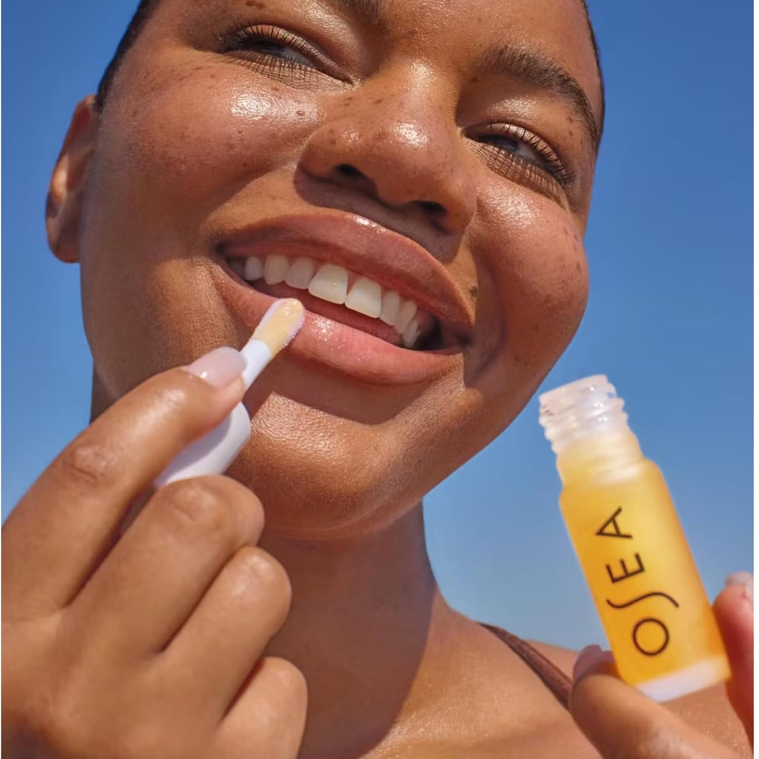 image:imageOSEA Hyaluronic Lip Oil Booster HighShine NonSticky Glossy Instant Plumping Hydration Soft Supple Lips Seaweed Meadowfoam Oil MangoMandarin Scent Vegan amp CrueltyFree
