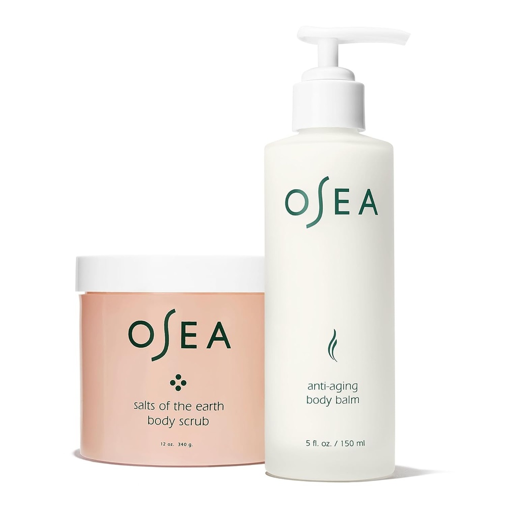 image:imageOSEA Body Exfoliation Duo Salts of Earth Body Scrub amp AntiAging Body Balm