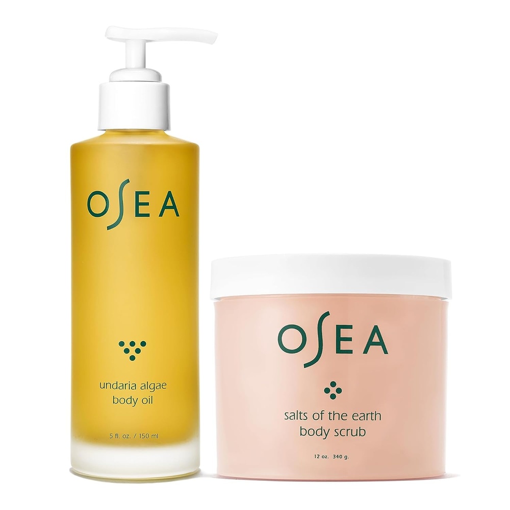 image:imageOSEA Body Glow Duo  Undaria Algae Body Oil amp Salts of Earth Body Scrub