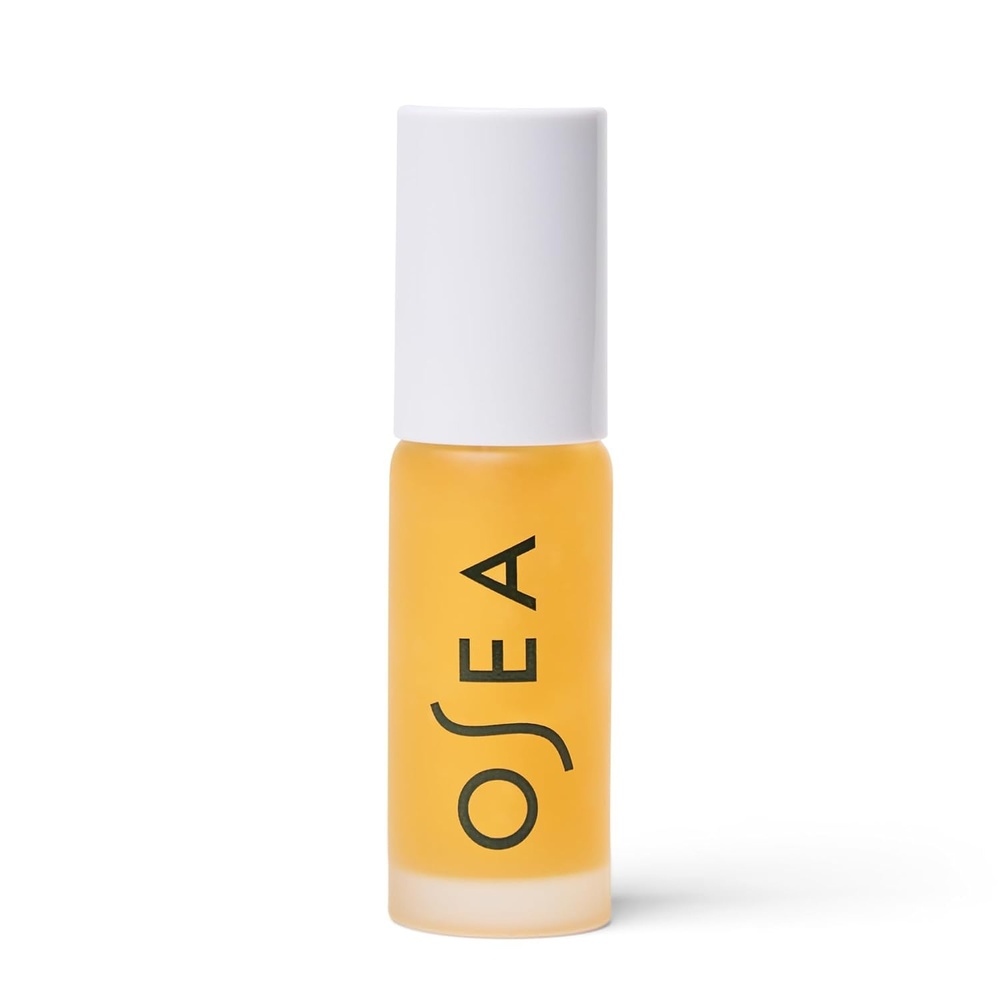 image:imageOSEA Hyaluronic Lip Oil Booster HighShine NonSticky Glossy  Instant Plumping Hydration  Soft Supple Lips  Seaweed  Meadowfoam Oil  MangoMandarin Scent  Vegan amp CrueltyFree