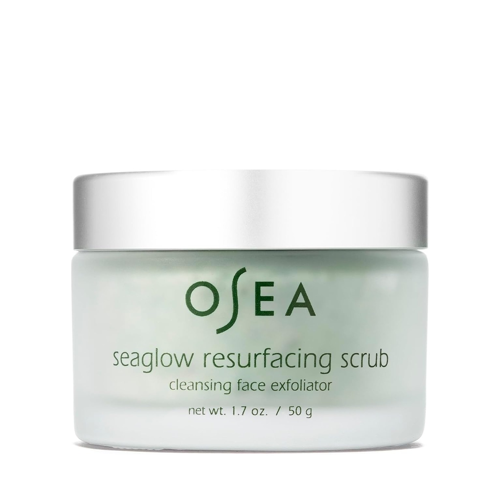 image:imageOSEA Seaglow Resurfacing Face Cleanser and Scrub 17 oz  2in1 For All Skin Types  Facial Exfoliator and Cleanser  Clean Beauty  Vegan Skincare