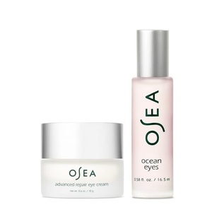 OSEA Eye Care Duo – Ocean Eyes Age-Defying Serum Roller Ball and Advanced Repair Eye Cream