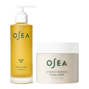 OSEA Undaria Exfoliate & Glow Duo – Undaria Algae Body Oil & Undaria Cleansing Body Polish
