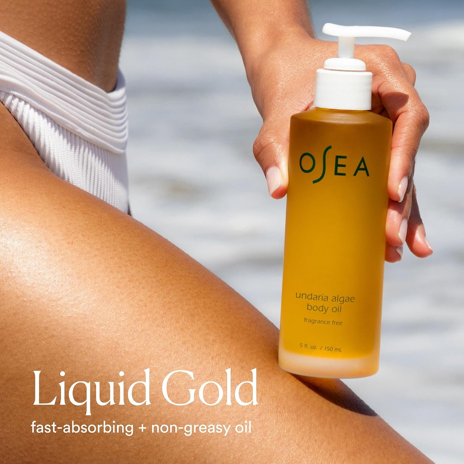 image:imageOSEA Undaria Algae FragranceFree Body Oil Deep Hydration SilkyGlow 5oz Visibly Firming Improves Elasticity FastAbsorbing NonGreasy Hypoallergenic National Eczema Association Accepted